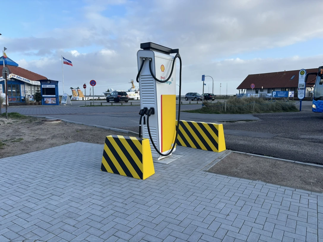 Shell Recharge e-tankstation i Hörnum