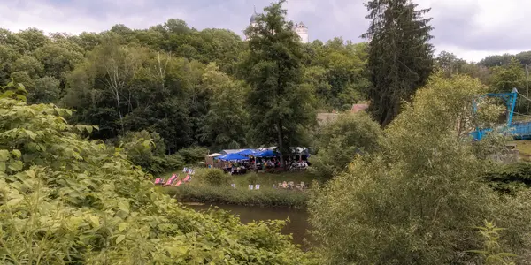 Blasmusik Lunzenau im Biergarten Manhattan-Ost