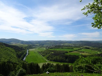 Hang gliding tour - view from the hang gliding field