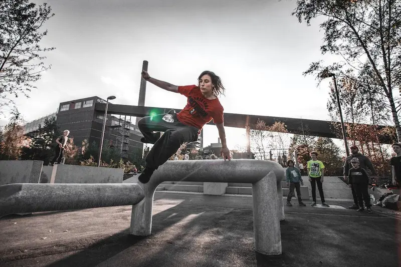 Parkour: Mädchentraining