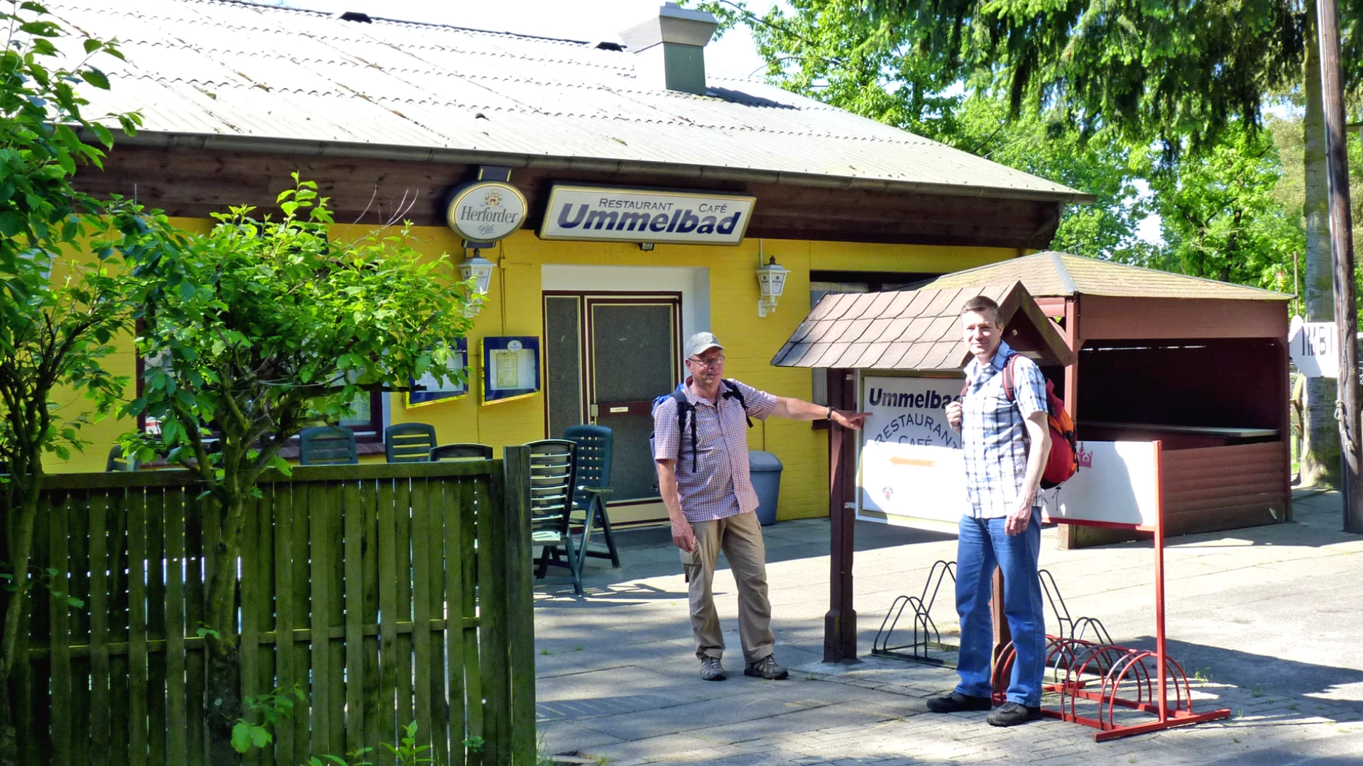 Eingang zu Silvana's Ummel-Café