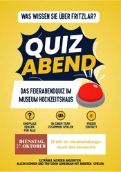 Plakatquiz-aften på Wedding House Museum