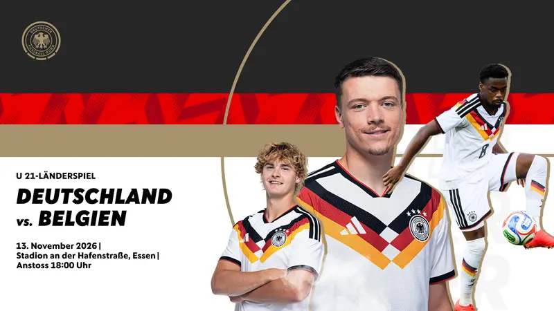 U 21-Länderspiel Deutschland gegen Belgien in Essen