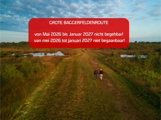 Let op: Grote Baggerfeldenroute gesloten